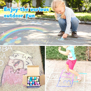 Washable Pavement Chalks - Jar Melo