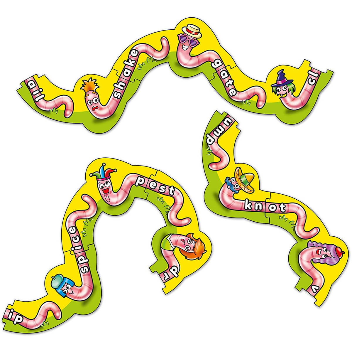 Wiggly Words Literacy Game - Orchard Toys