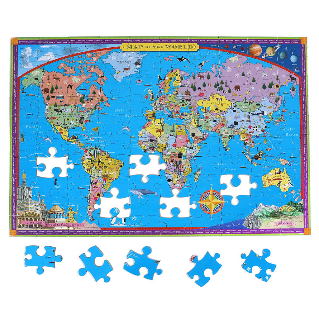Buy Ravensburger World Map, Multi Color Online At Low Prices In India