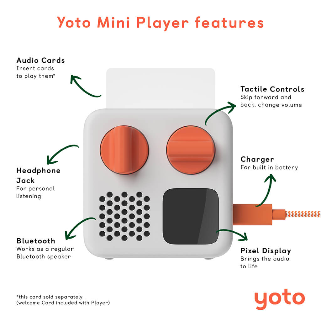 Yoti Mini Yoto Mini (2024 Edition) - Yoto - Steam Rocket
